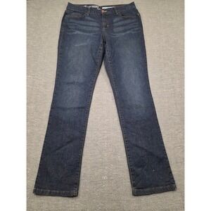 DKNY Jeans Soho Skinny Dark Wash Denim Blue Jeans Womens Size 12/31.5